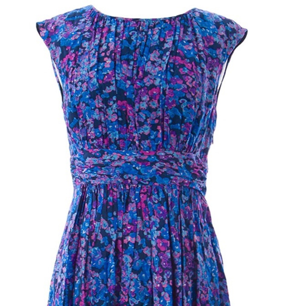 Boden Blue & Purple Selina dress Size 6 (US)